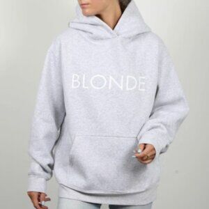 Brunette the Label BLONDE Hoodie Grey - Size S/M
